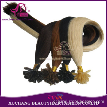Top Quality Double Drawn Italian Keratin Nail U Tip Hair